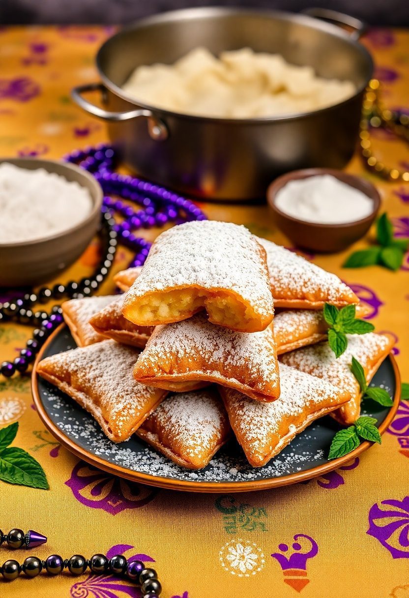 tasty sweet fried dough
