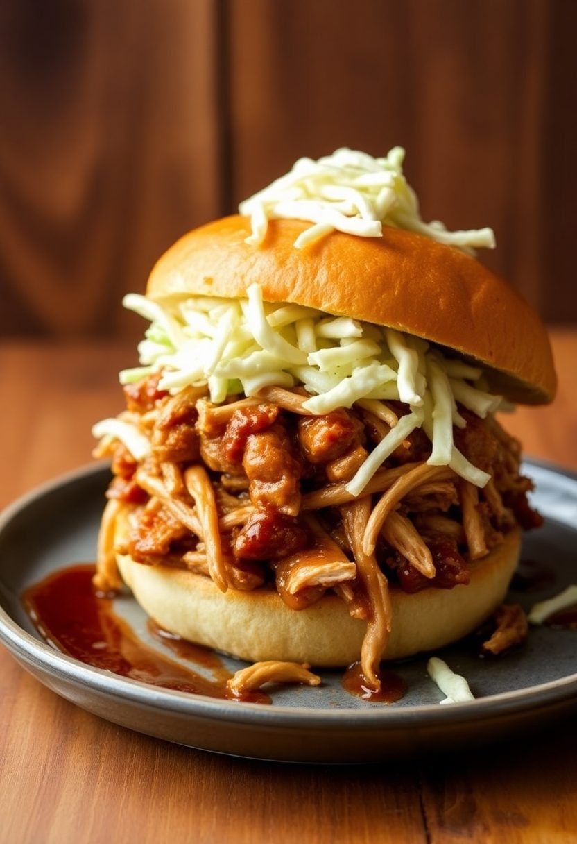 tender chicken sloppy sandwiches