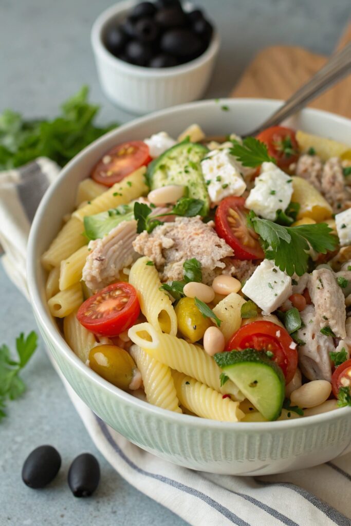 pasta with tuna salad