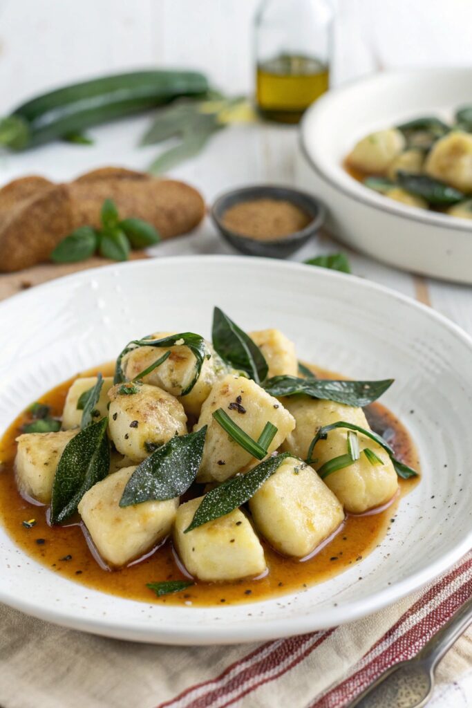 italian dish with zucchini