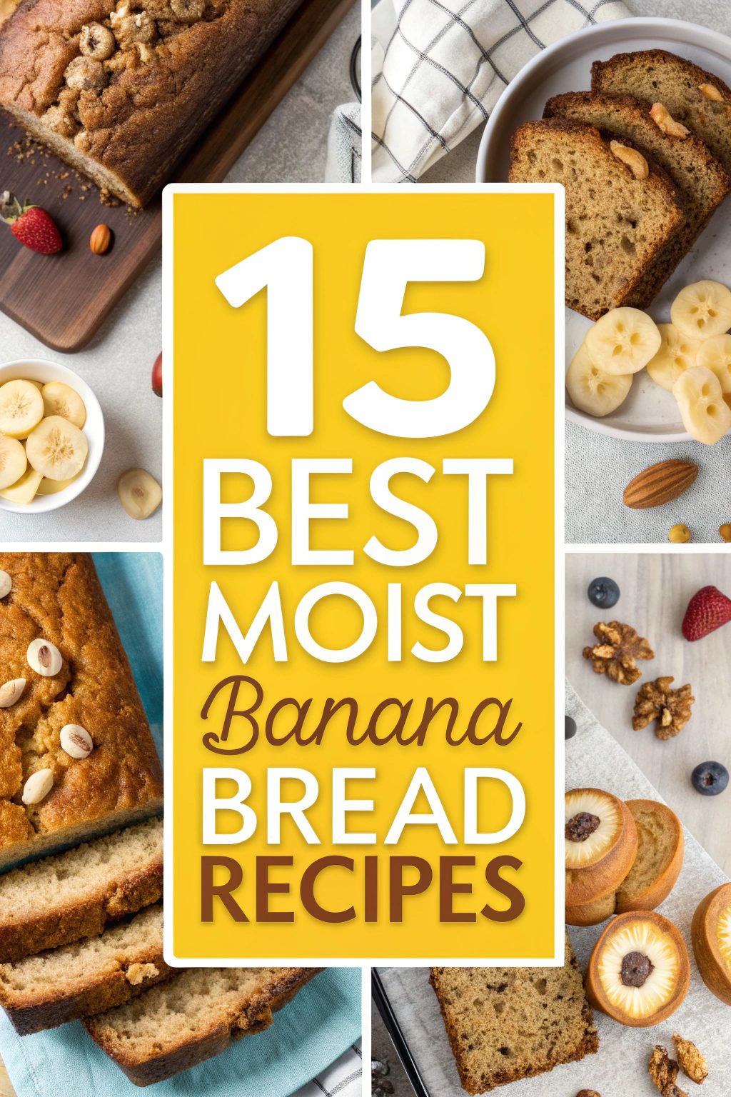 15 Moist Banana Bread Recipe