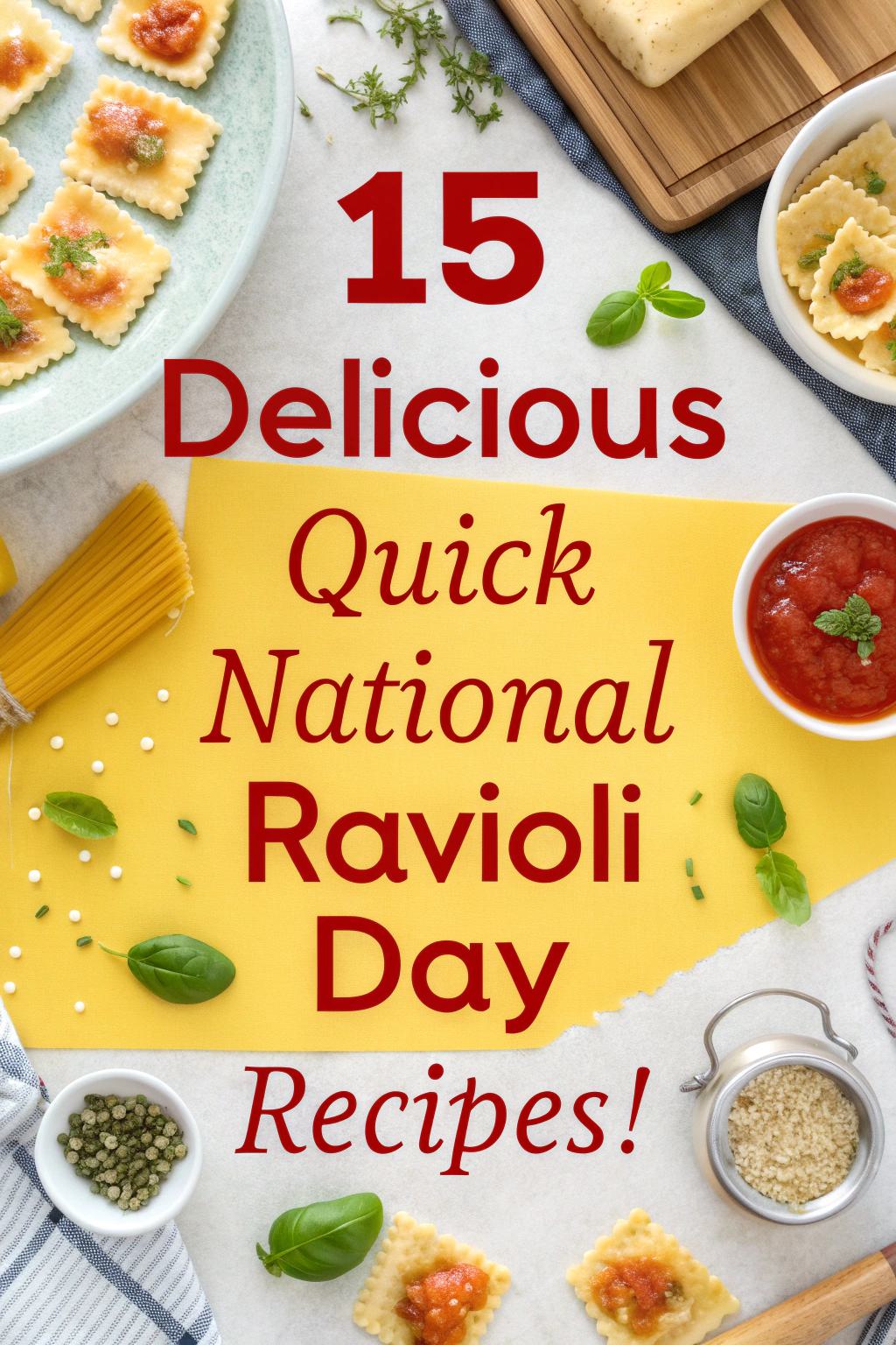 National Ravioli Day Recipes