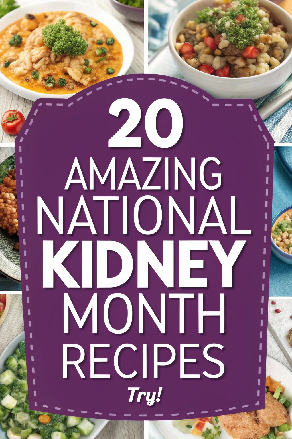 National Kidney Month Recipes