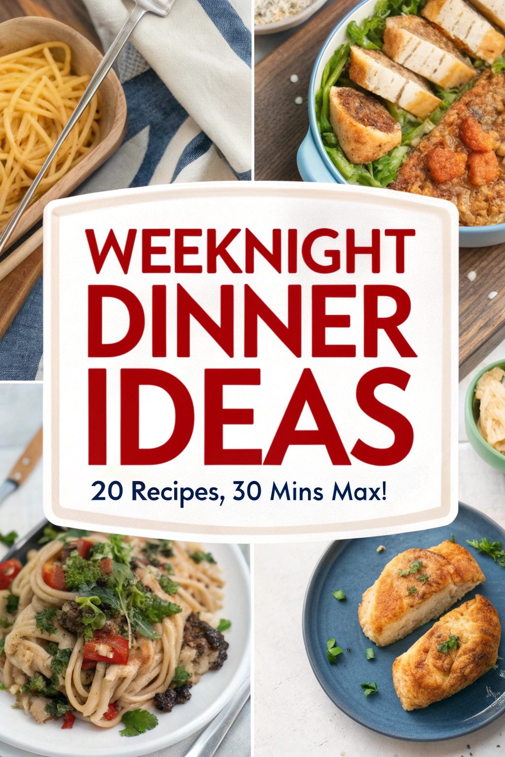 20 Weeknight Dinner Ideas