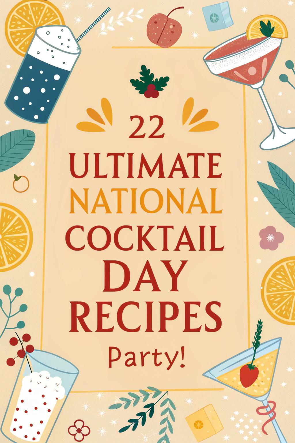 National Cocktail Day Recipes