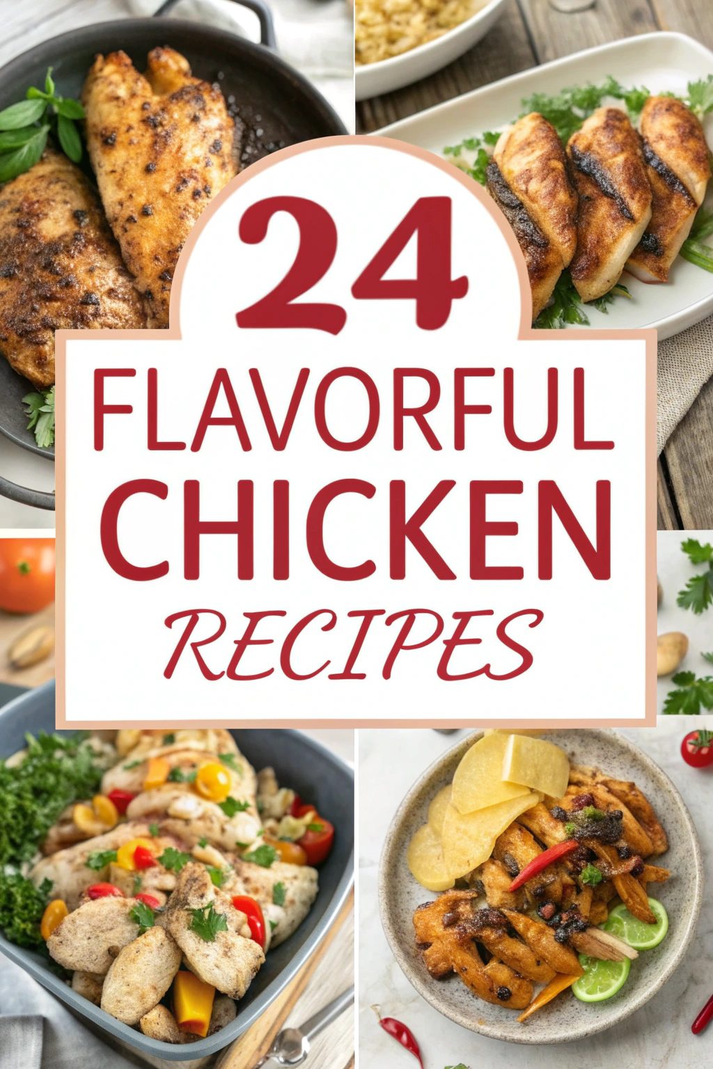 24 Tasty Chicken Recipes