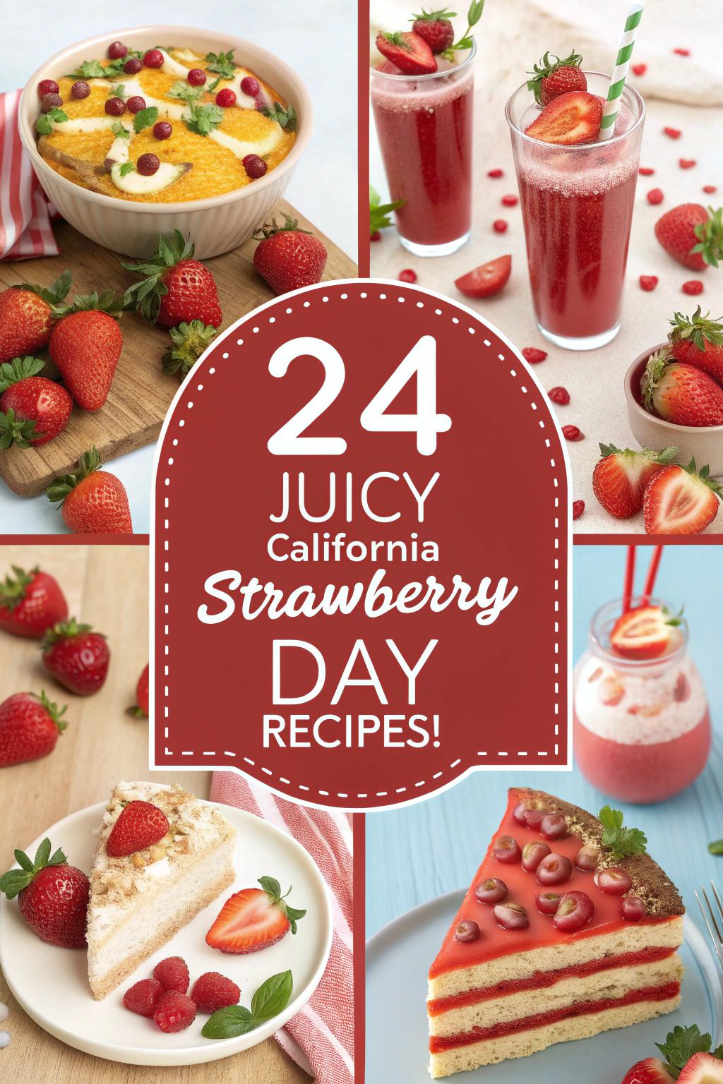 California Strawberry Day Recipes