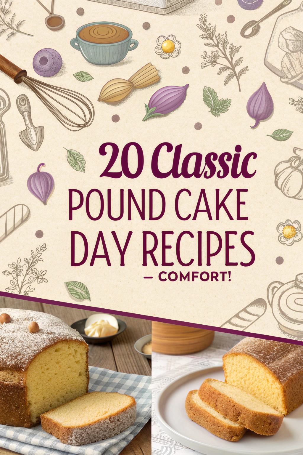 National Pound Cake Day Recipes