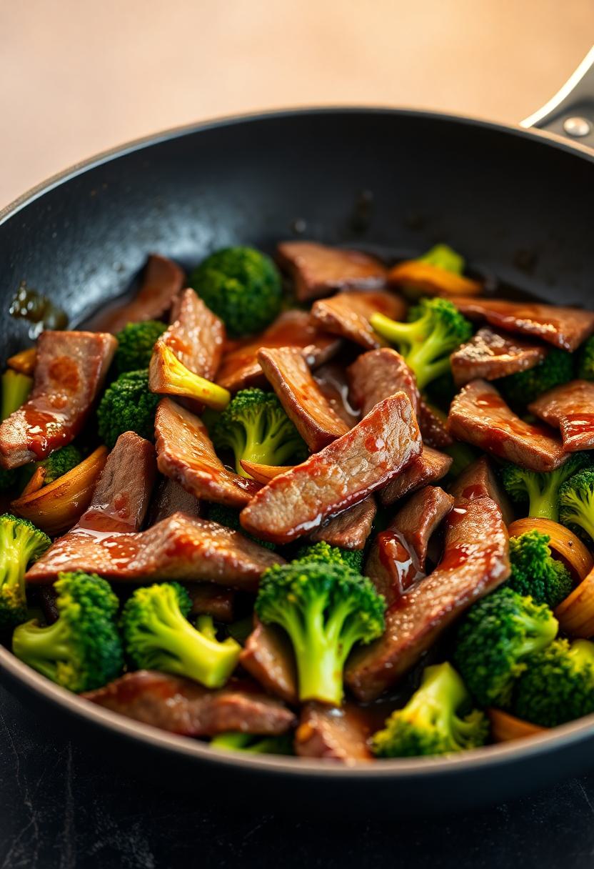 asian inspired beef dish