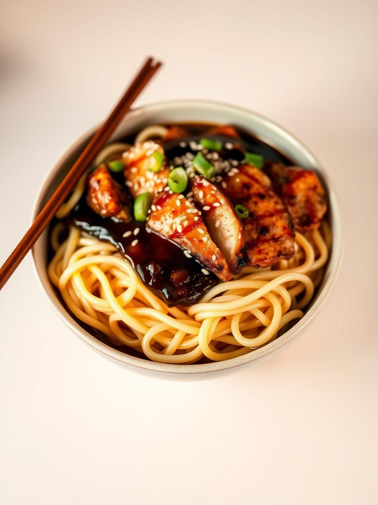 asian inspired food dish
