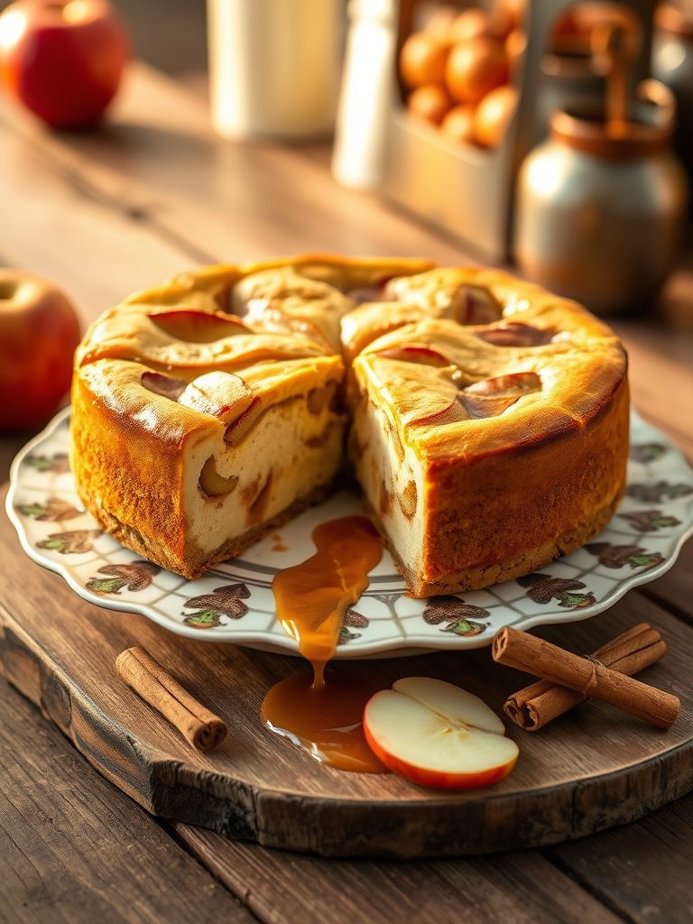 autumnal dessert apple delight