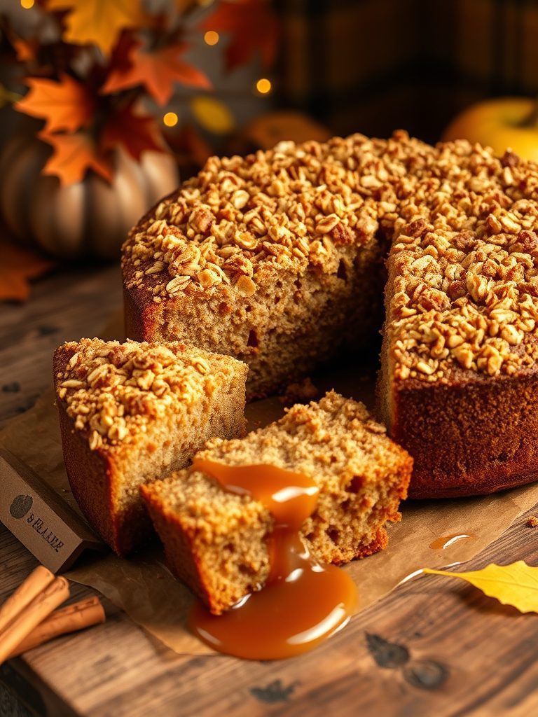 autumnal spice cider cake