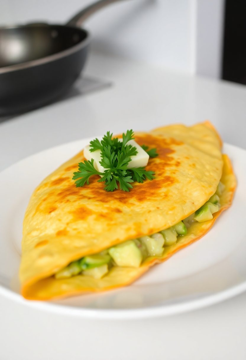 avocado omelet breakfast meal