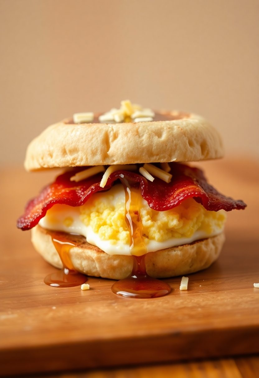 bacon and egg sandwiches