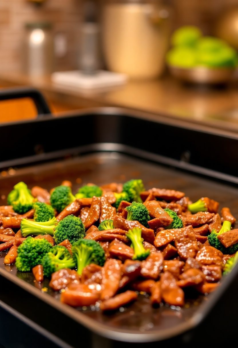 beef and broccoli dish