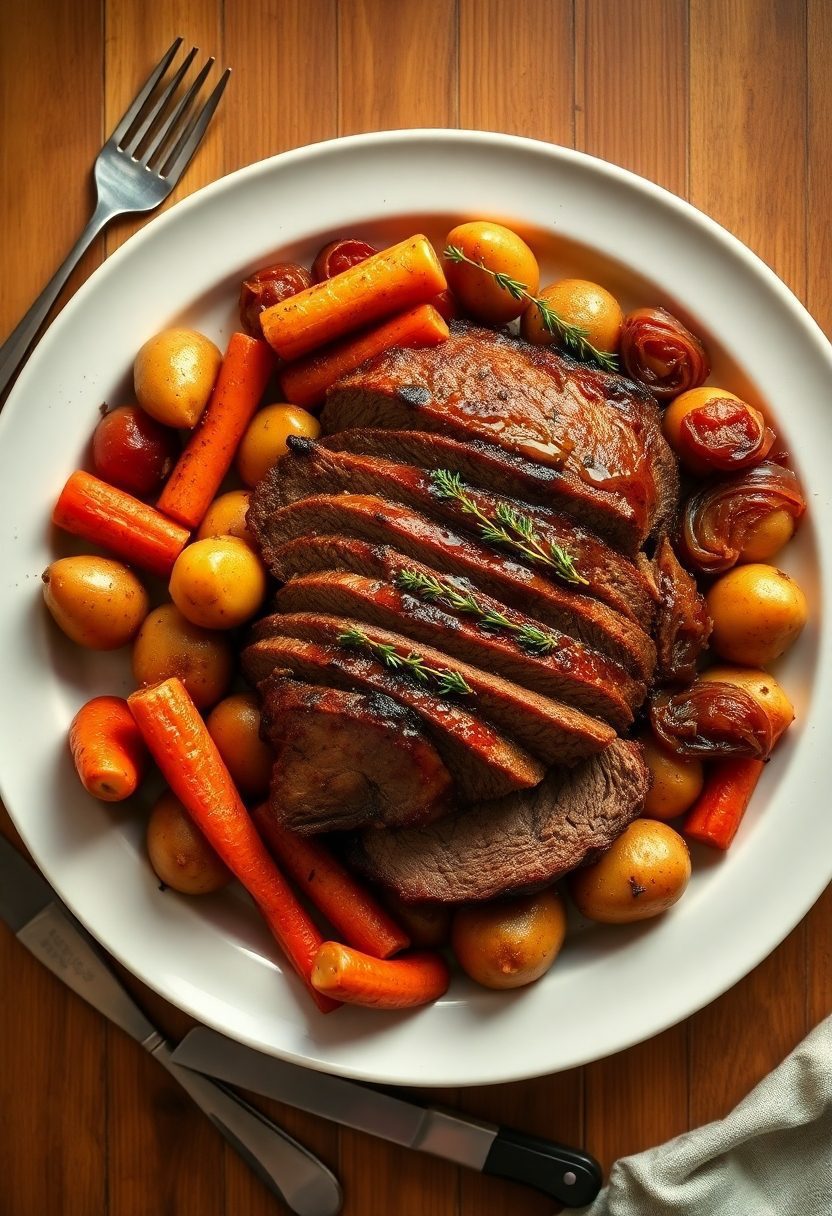 beef cooked with vegetables