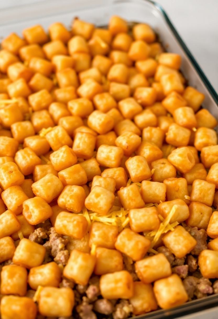 beef tater tot casserole