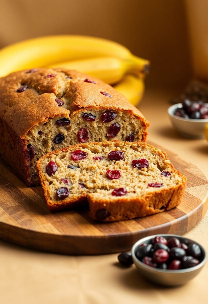 bread with sweet cranberries