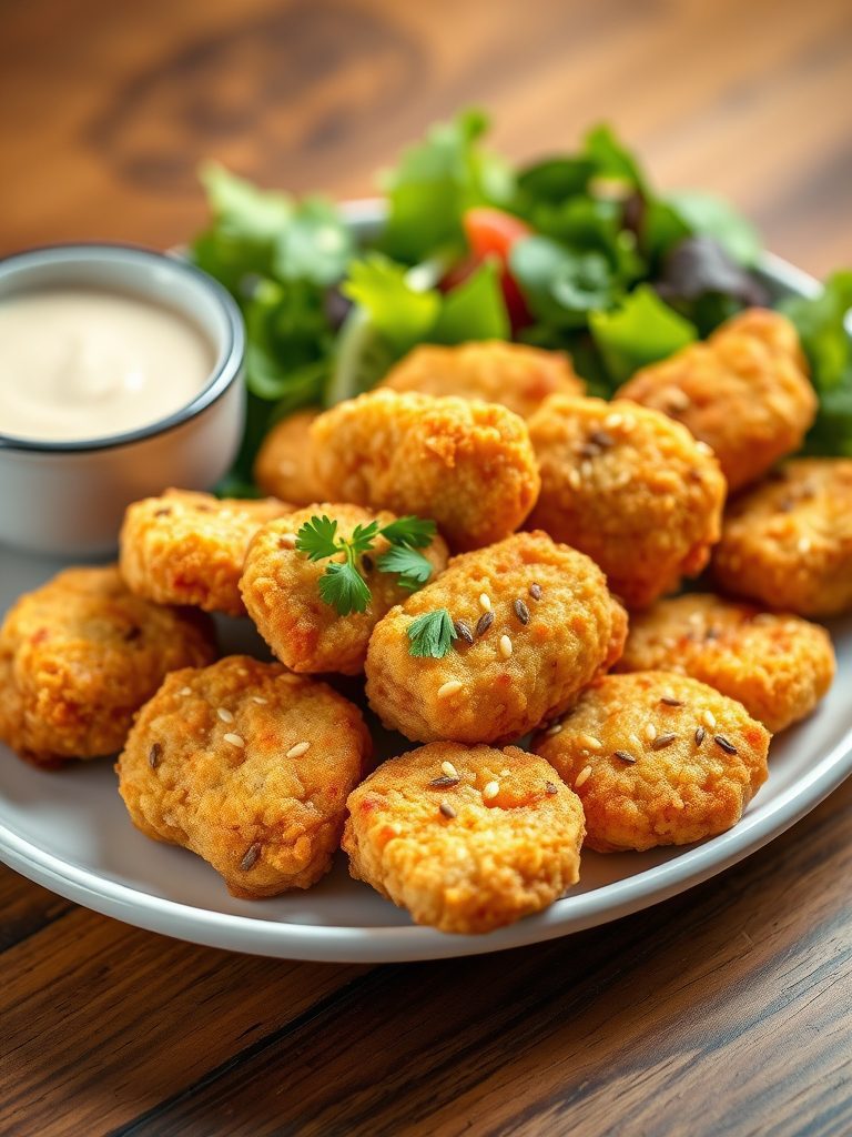 breaded chicken fried bites