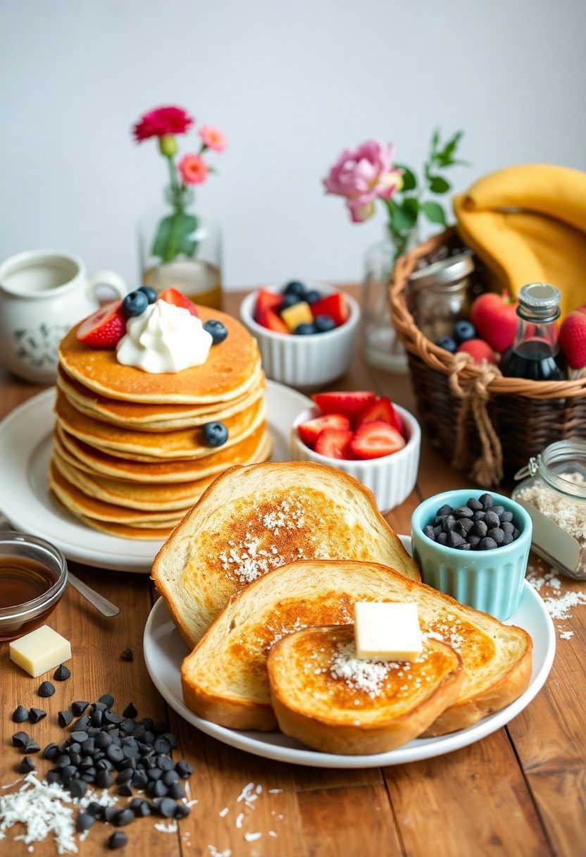 breakfast food topping options