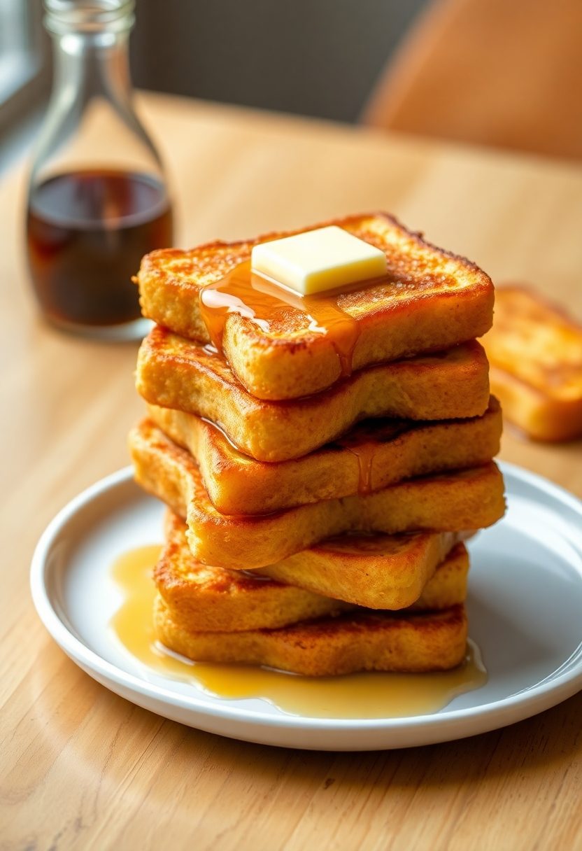 breakfast food with syrup
