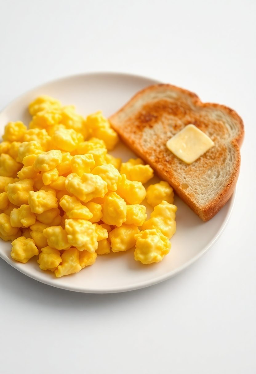 breakfast of simple foods