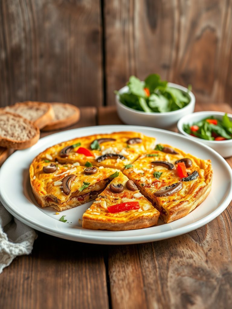 breakfast with egg dish