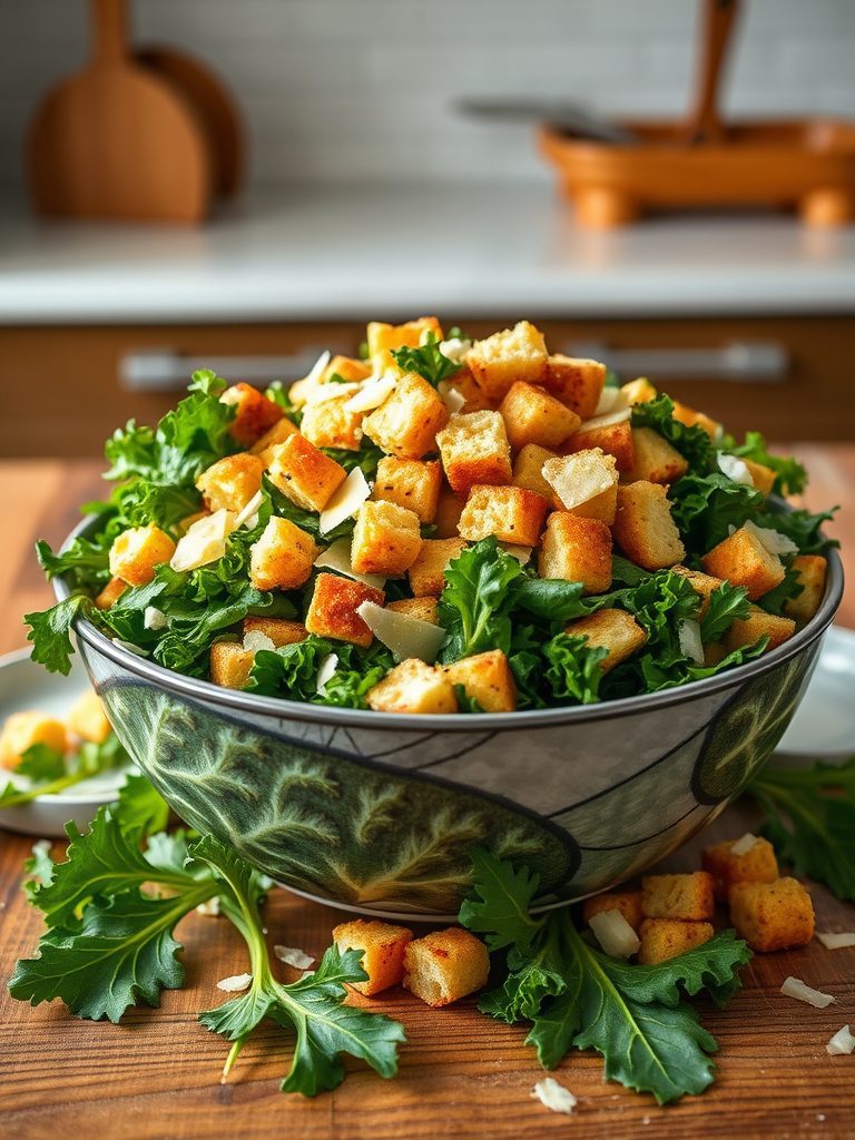caesar salad with kale