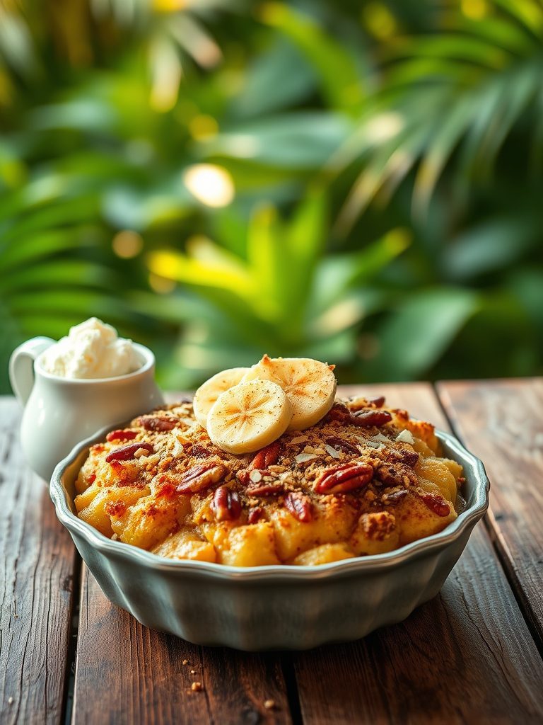 caribbean banana sweet dessert