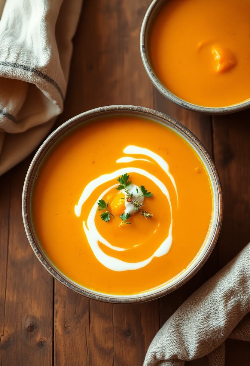carrot ginger soup delight