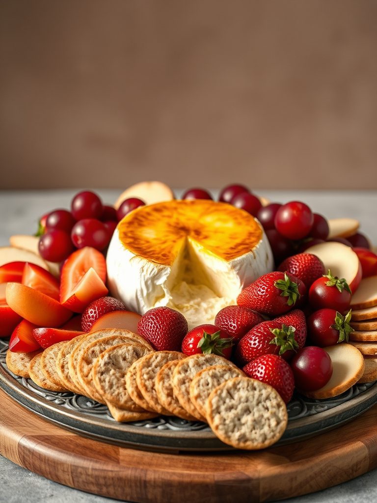 cheese and fresh fruit