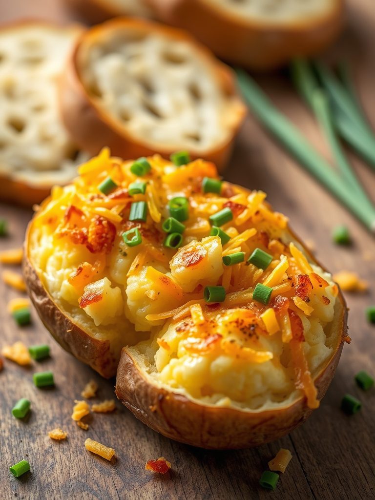 cheesy baked red potatoes