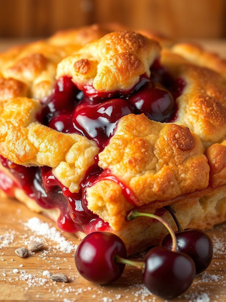 cherry cobbler lard crust