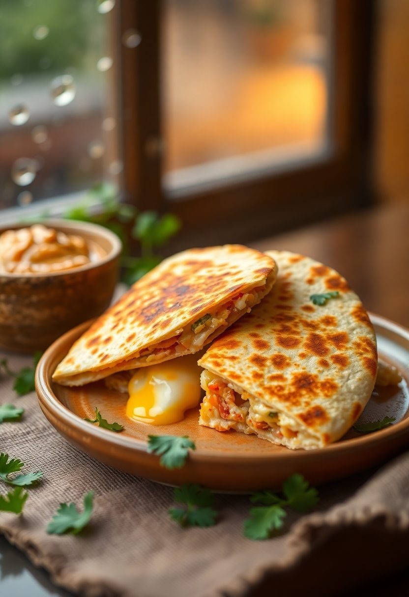 chicken and cheese quesadillas