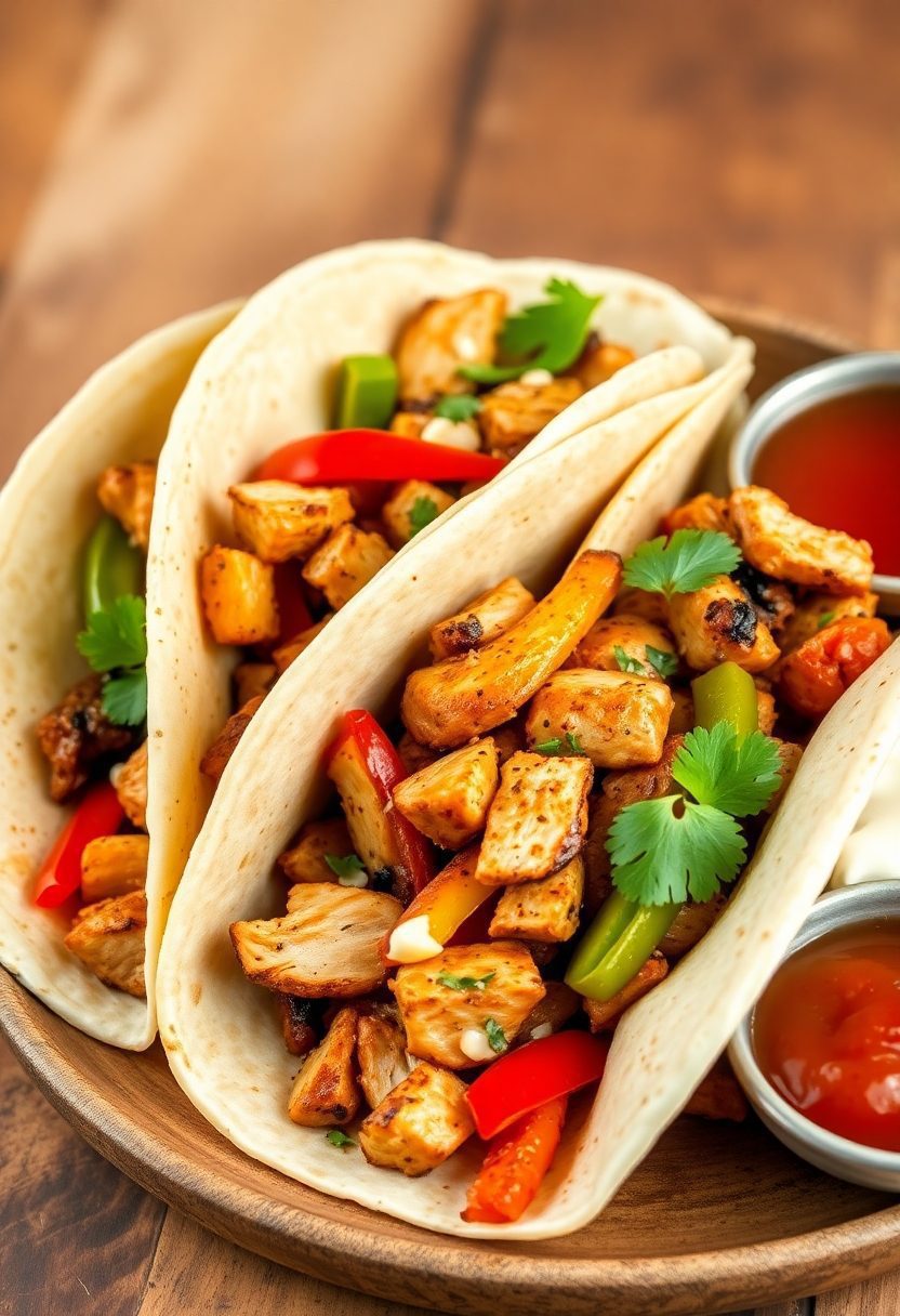 chicken and fajita dish