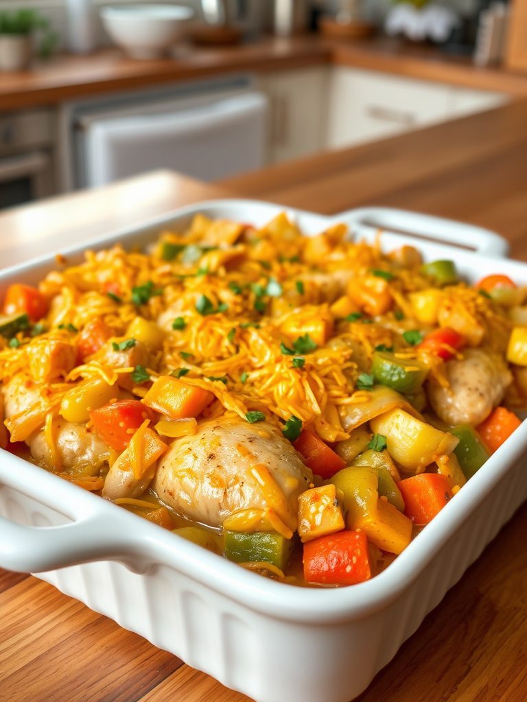 chicken and vegetable dish