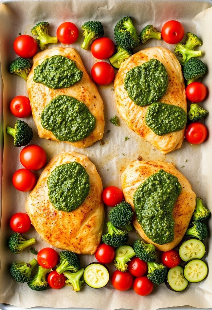 chicken cooked with vegetables