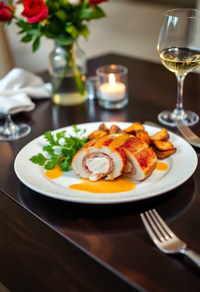 chicken dish with sauce