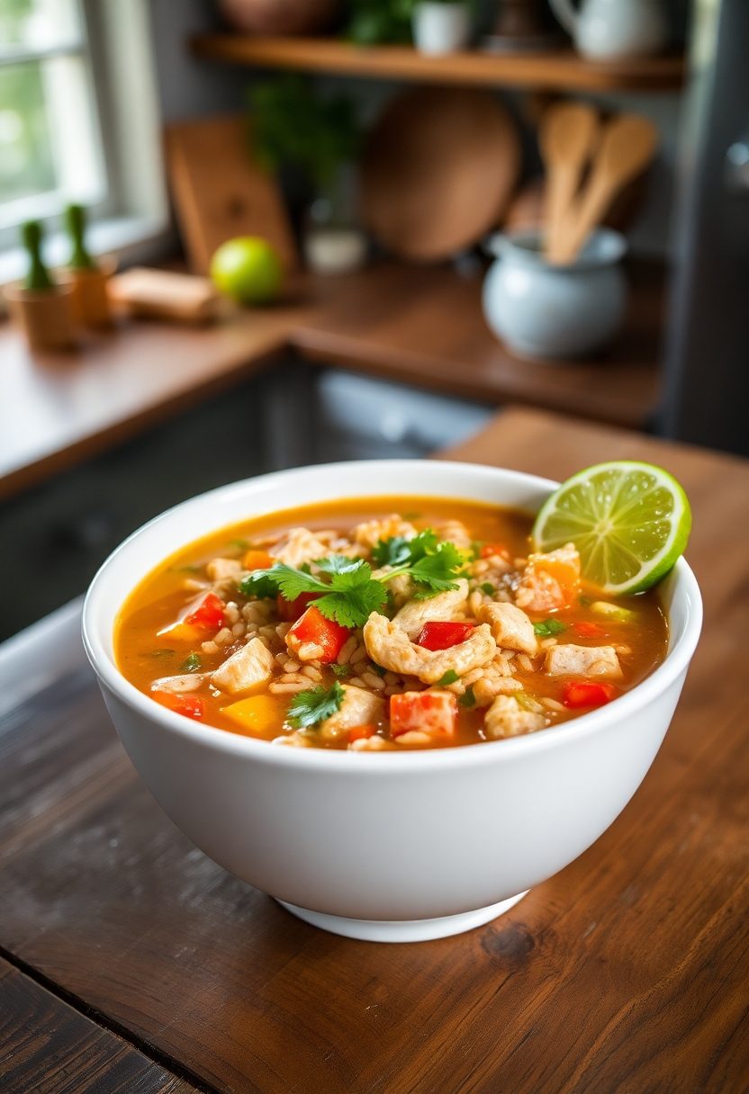 chicken soup with rice