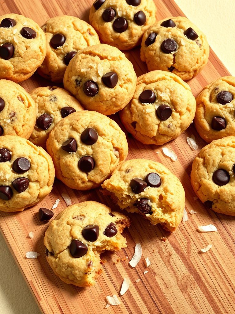 chocolate chip coconut cookies