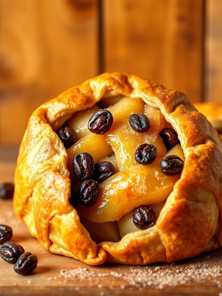 classic dessert with raisins