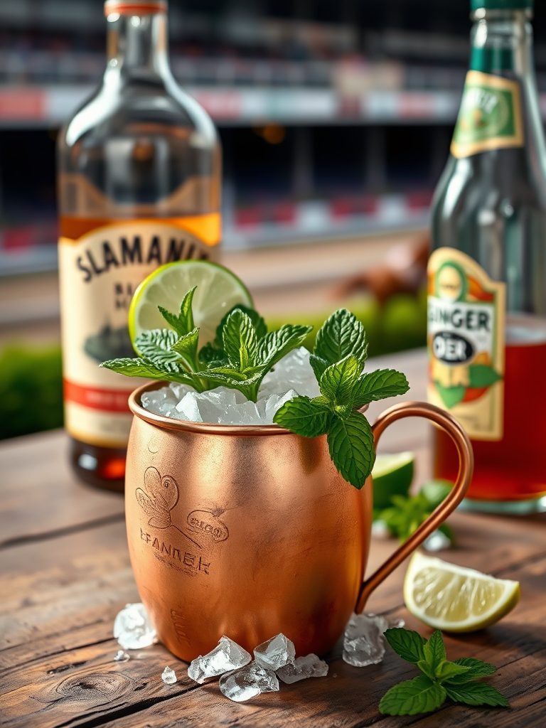 cocktail with smoky twist