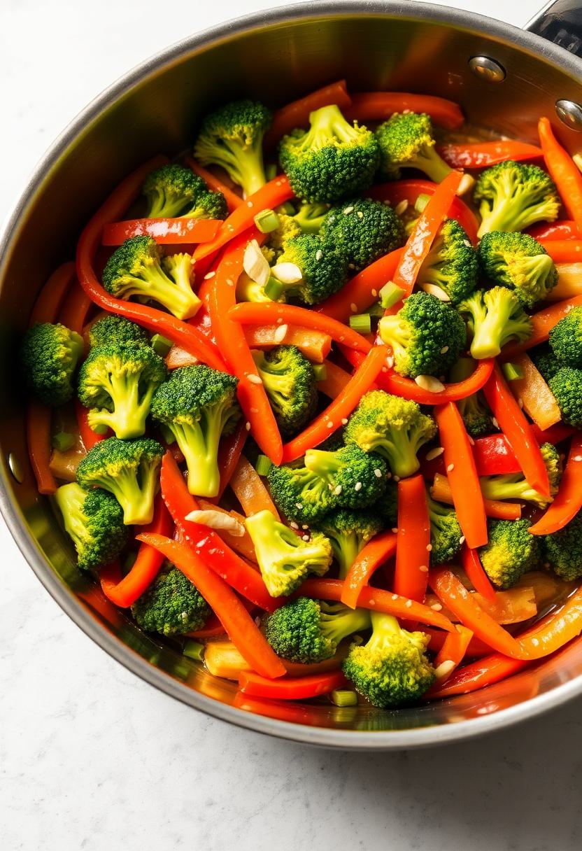 colorful asian food option
