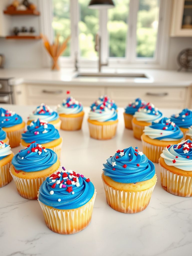 colorful firework inspired treats