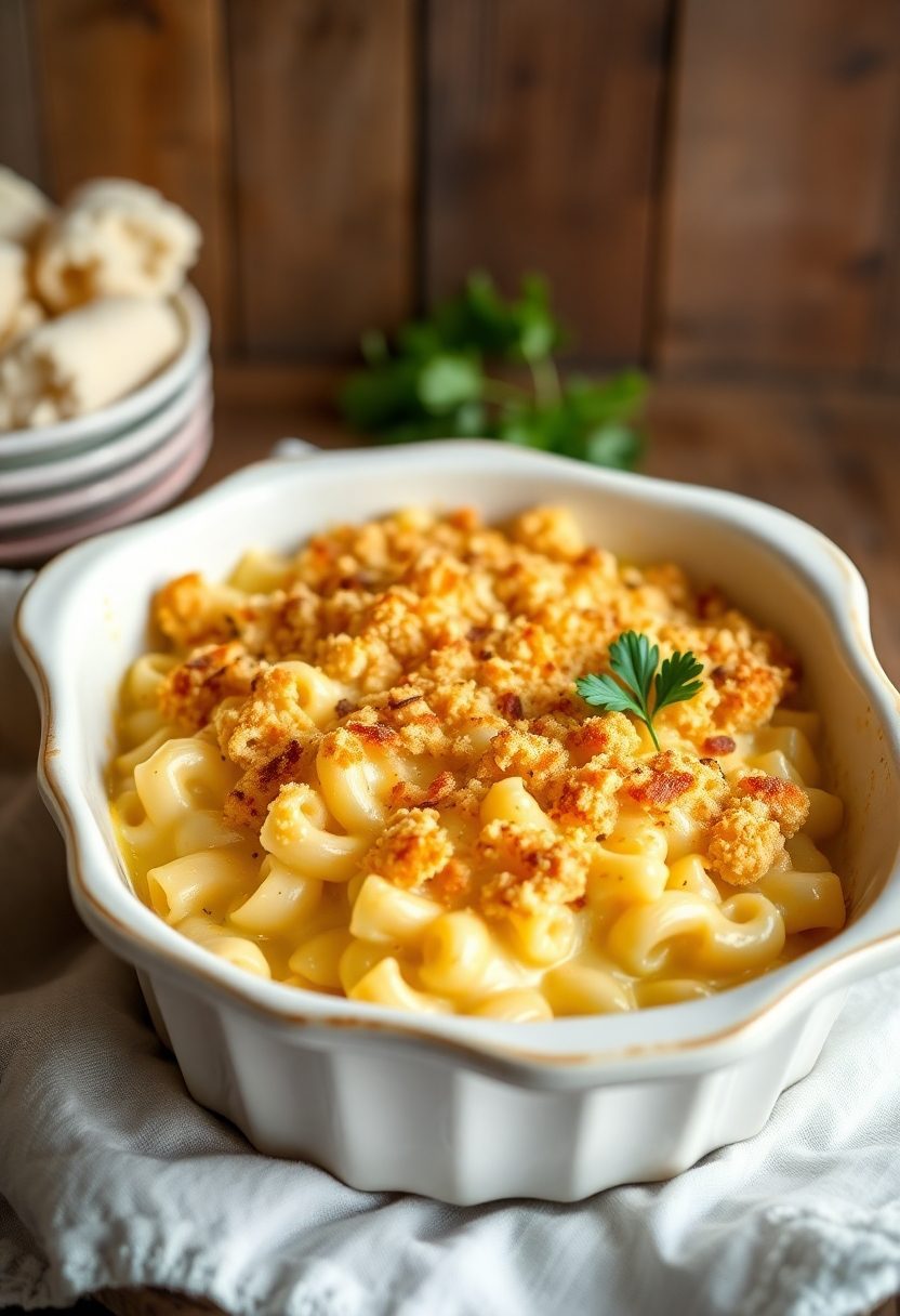 comforting macaroni cheese dish