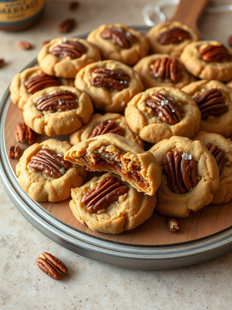cookies with pecan filling