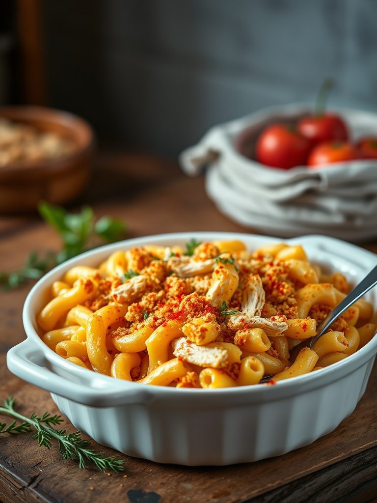 creamy chicken pasta dish