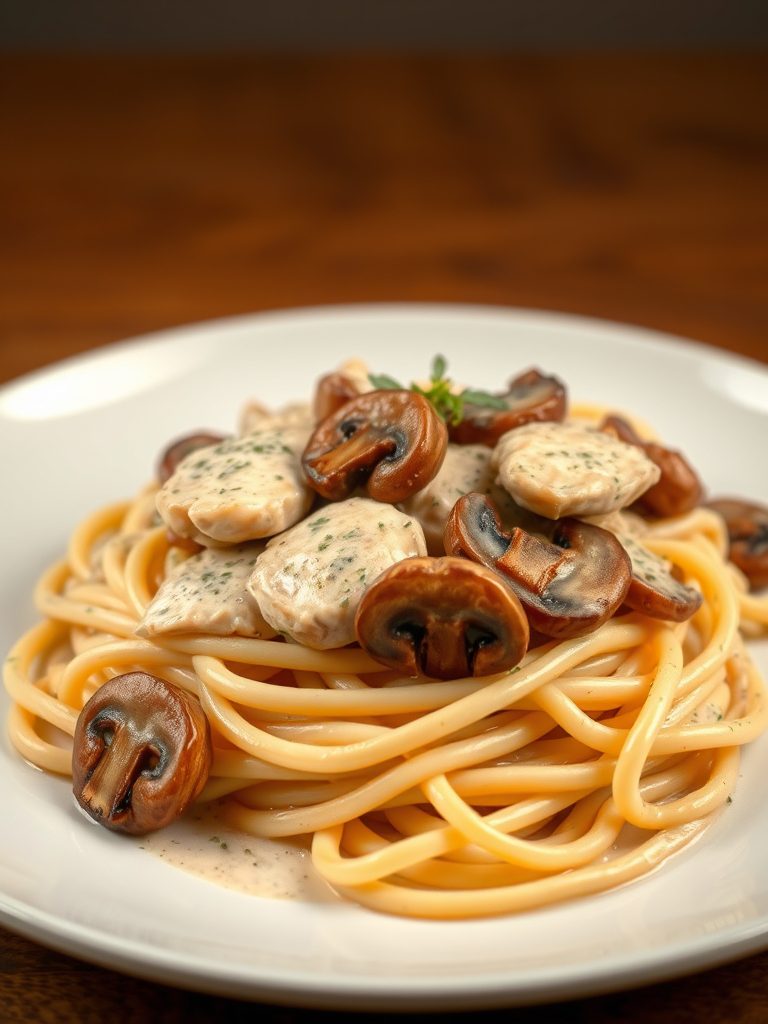 creamy chicken pasta dish