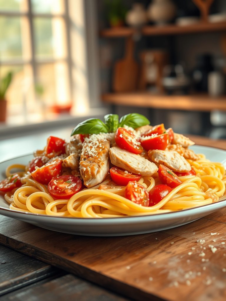 creamy italian pasta dish