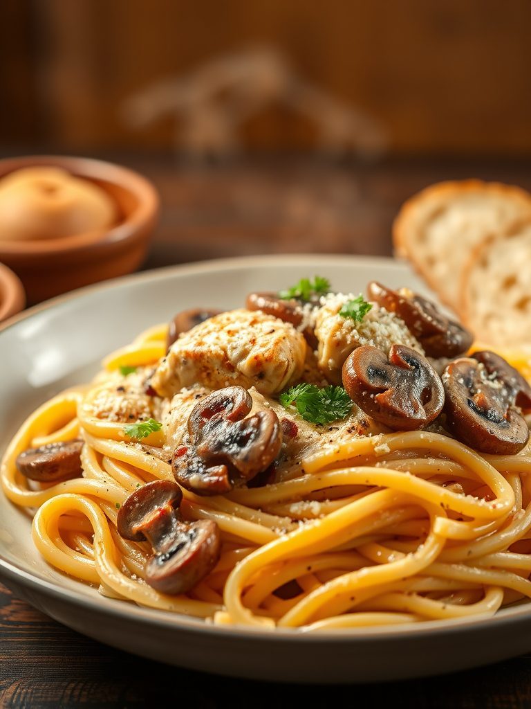 creamy pasta chicken dish